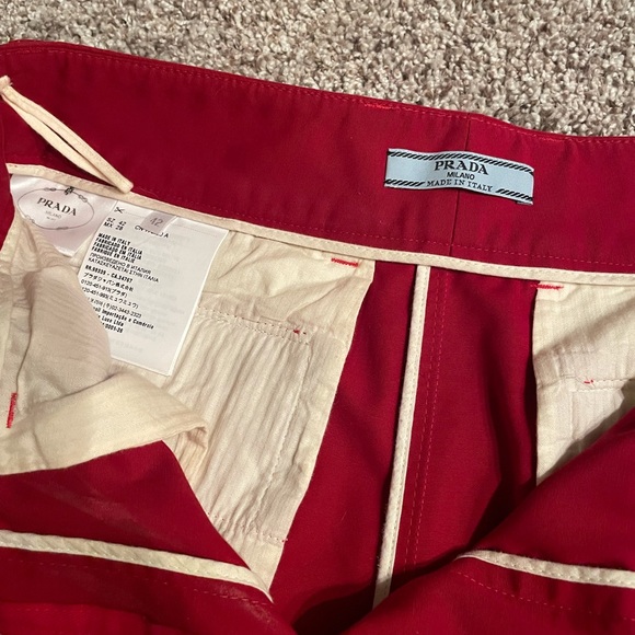 Prada Cotton high waisted pant. Italian size 42 - Picture 5 of 5
